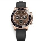 116515LN – 40mm Everose Gold Daytona with Oysterflex Strap & Black Dial